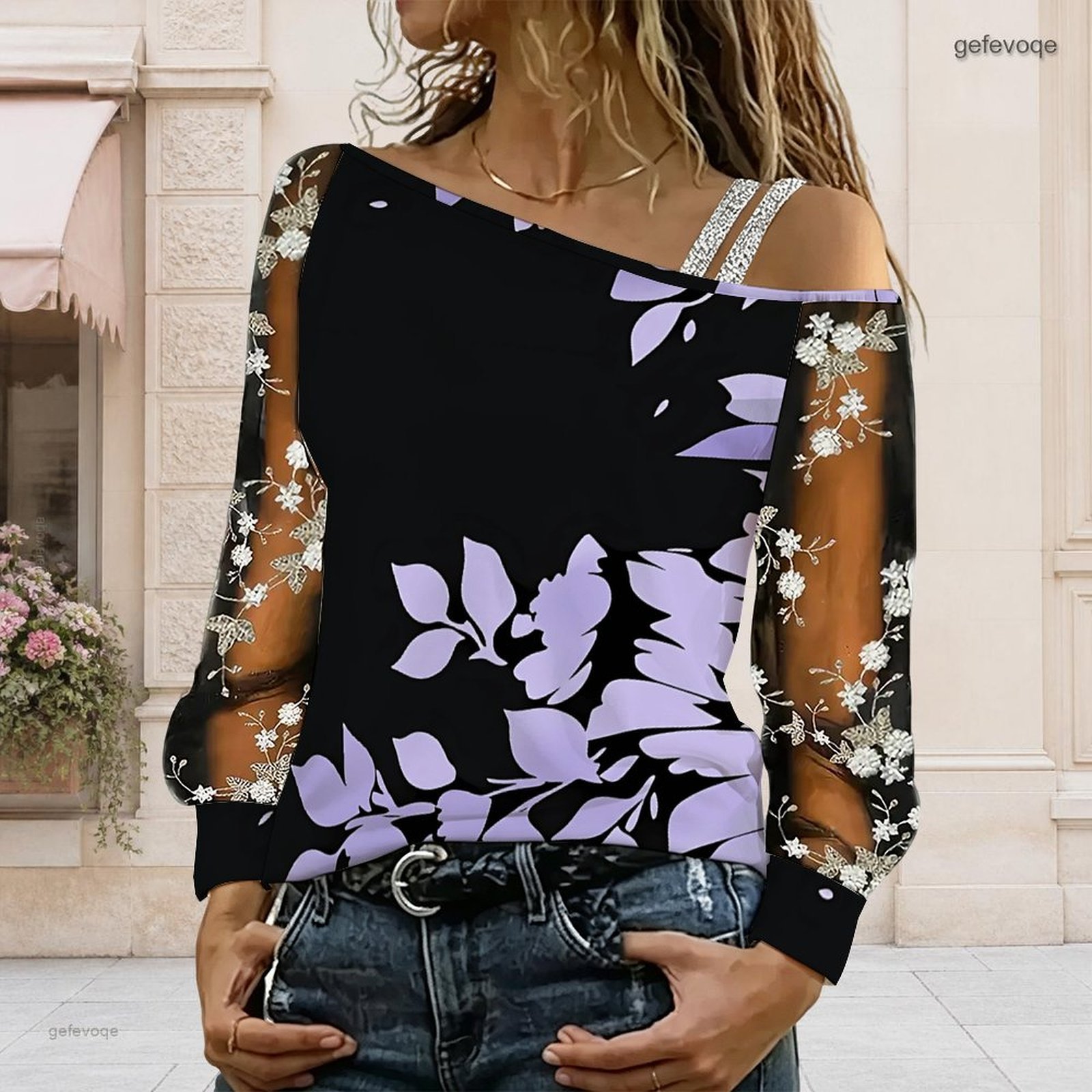 Damen Off-Shoulder Bluse Asymm – Blouse Off Shoulder Bewertung und Preis