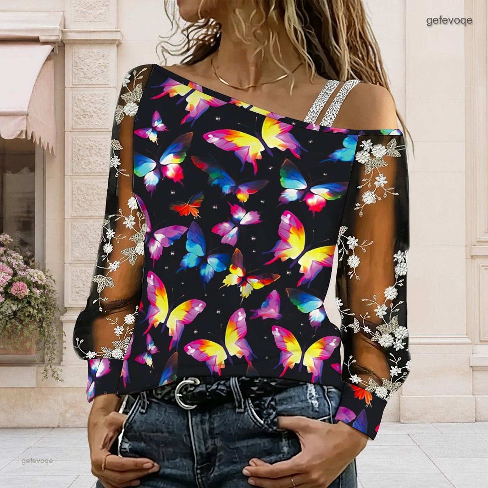 Damen Off-Shoulder Bluse Asymm – Blouse Off Shoulder Bewertung und Preis