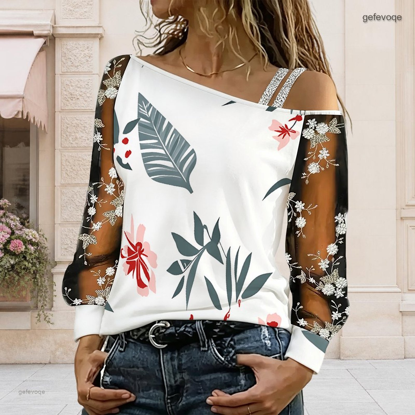 Damen Off-Shoulder Bluse Asymm – Blouse Off Shoulder Bewertung und Preis