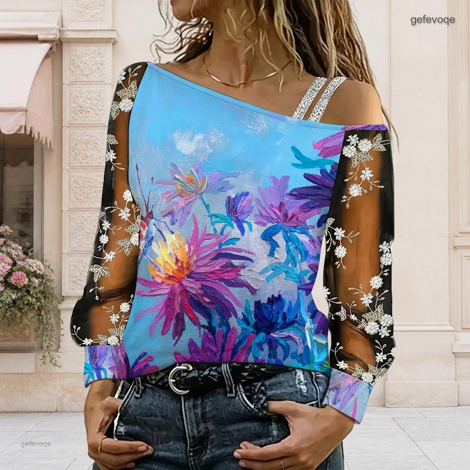 Damen Off-Shoulder Bluse Asymm – Blouse Off Shoulder Bewertung und Preis