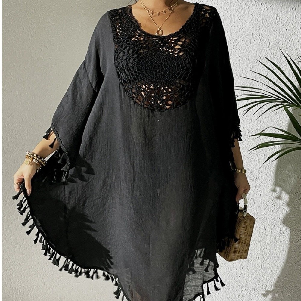 Quadratischer Ausschnitt Somme – Cover Up Kaftan Bewertung und Preis