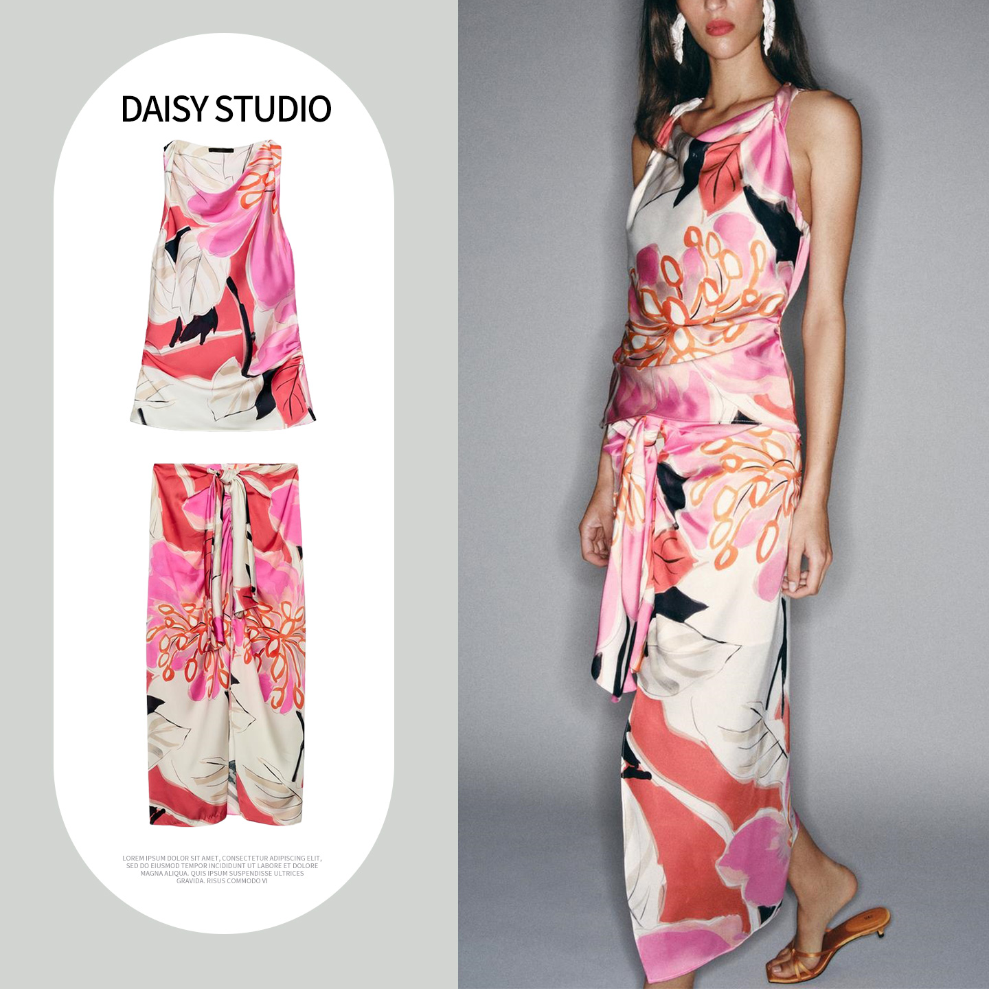 Hochgeschnittener Midirock, är – Midi Skirt Floral Bewertung und Preis