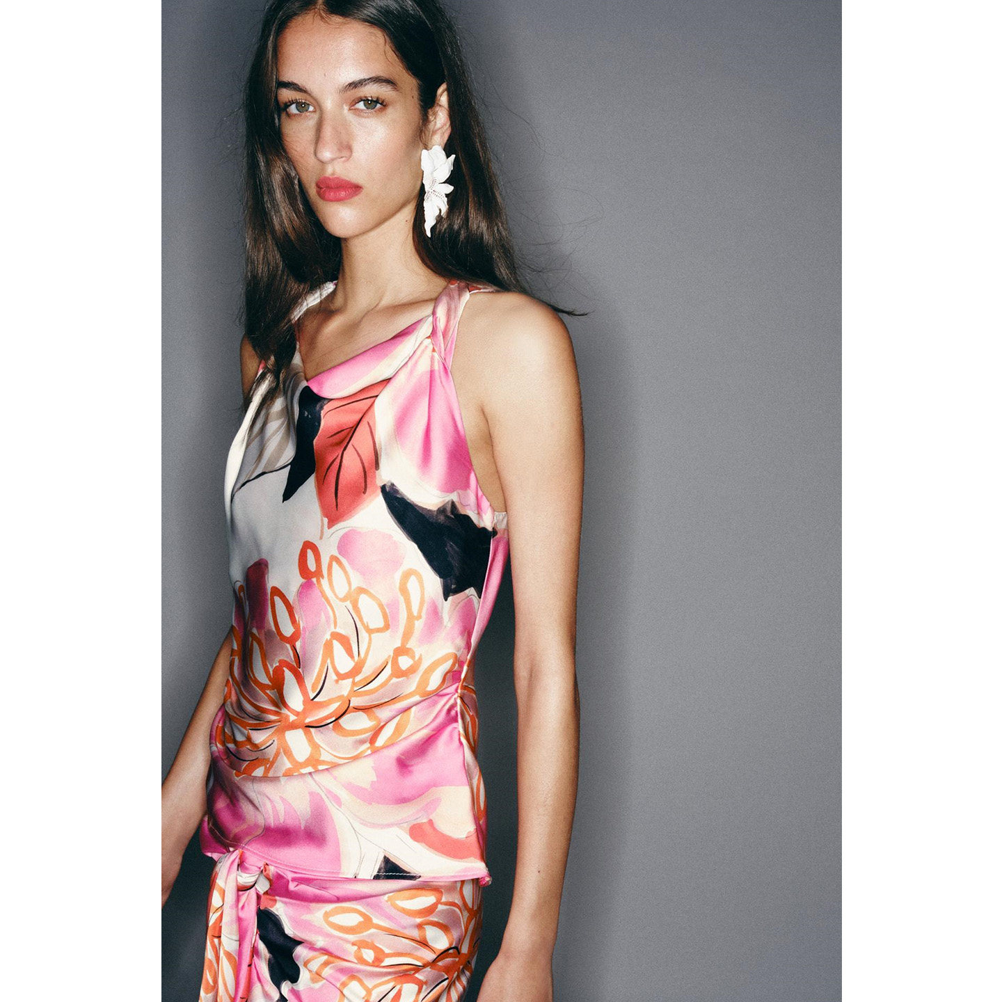 Hochgeschnittener Midirock, är – Midi Skirt Floral Bewertung und Preis