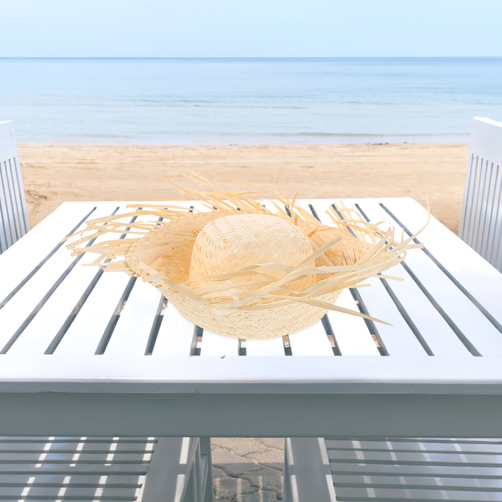 2 Stück Hawaiianischer Strohhu – Hat Floppy Wide Bewertung und Preis